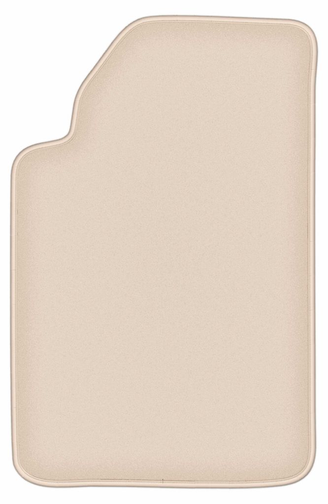 DURBAN Beige Velours-Fahrerfußmatte für Chrysler 300M Limousine (1998-2004)
