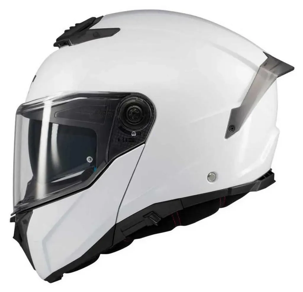 Casque modulaire Mt Helmets Atom 2 Sv Pure blanc XL haute protection