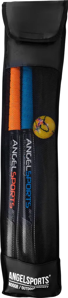 Ensemble de hockey : deux bâtons de 34 pouces et une balle orange vive