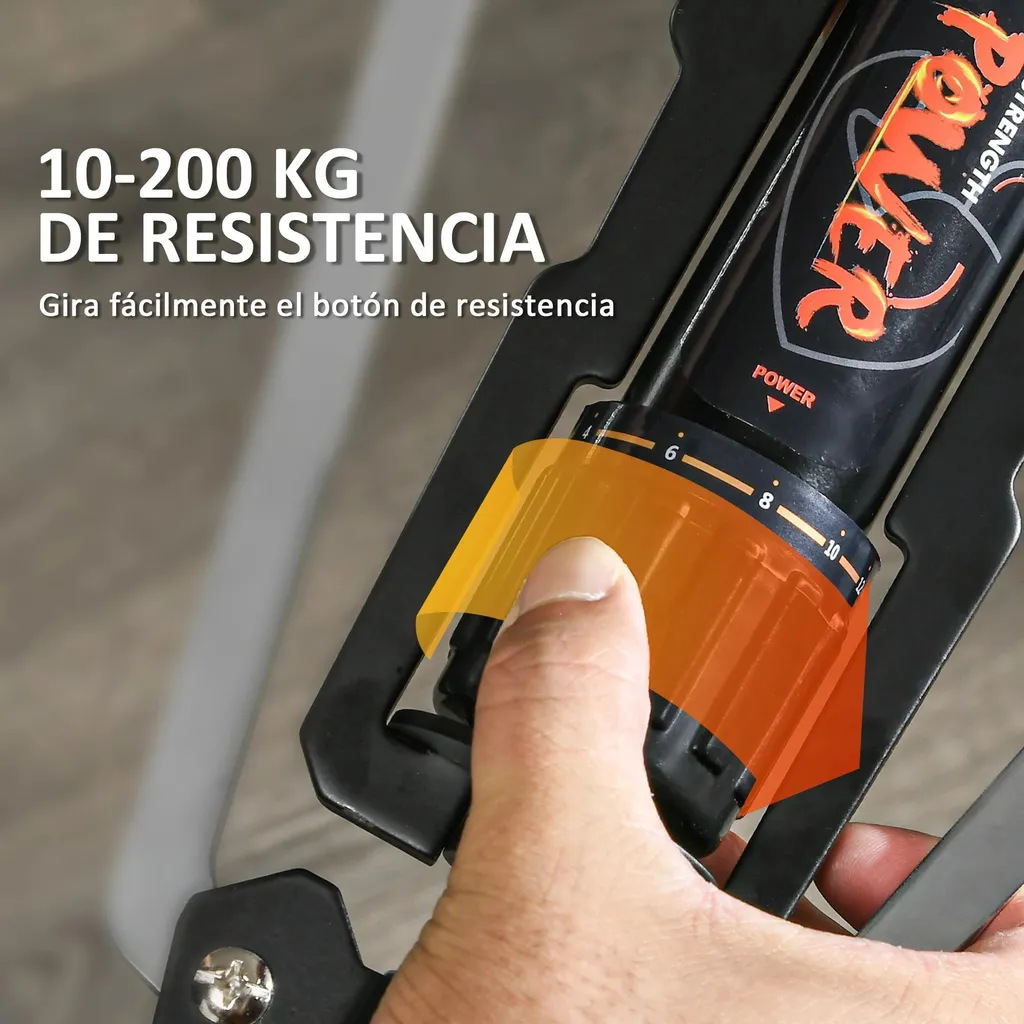 Extenseur de musculation pectoral portable 200kg - Réglage facile