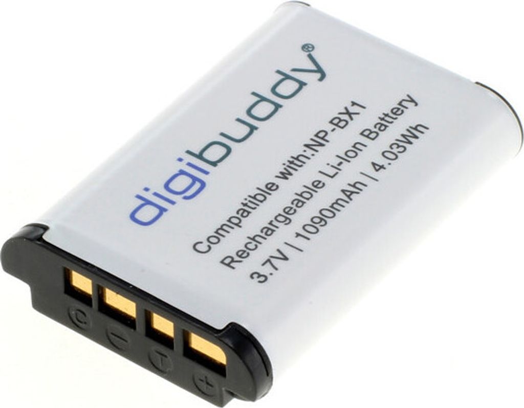 digibuddy Akku kompatibel zu Sony NP-BX1 Li-Ion Produktbild 