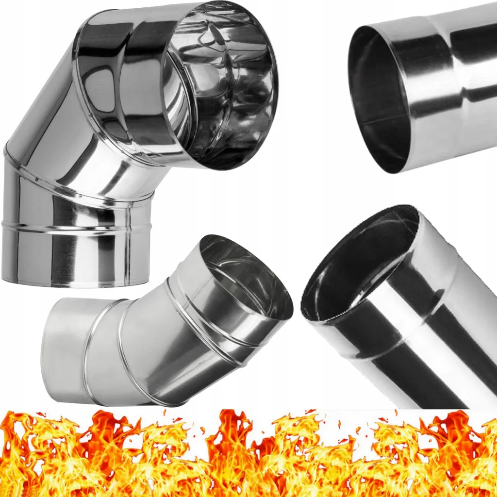 Curva Regolabile Inox 100mm per Sistemi di Scarico Fumi d'Élite