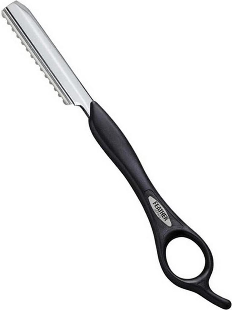 Feather Styling Razor with Standard Kit Black