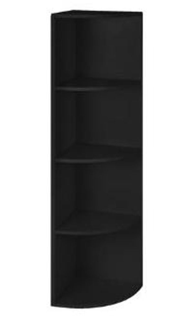 Hoppa! | Boekenrek | 4 niveaus - Hout - Zwart | 30 x 30 x Productafbeelding 