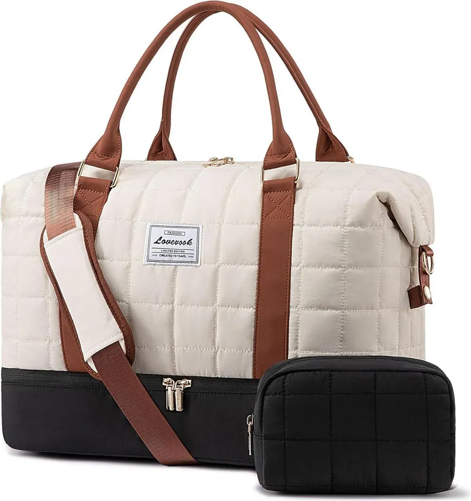 Sac De Sport LOVEVOOK 30L - Fixation Tapis Yoga, Compartiment Chaussures, Étanche, Léger 725g, Voyage Fitness