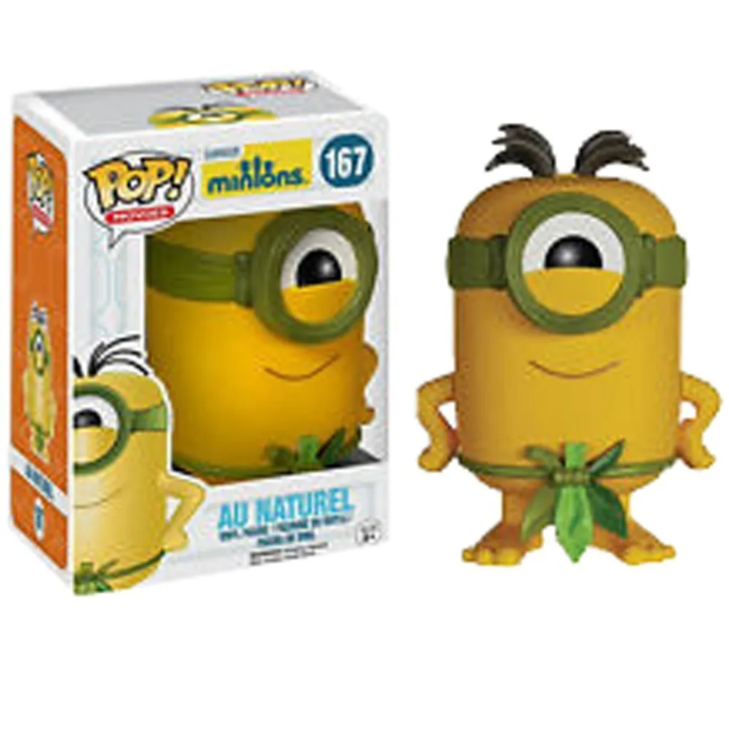 Cadeau Idéal Fan des Minions - Figurine Pop Au Naturel 9cm en Boîte Vitrine