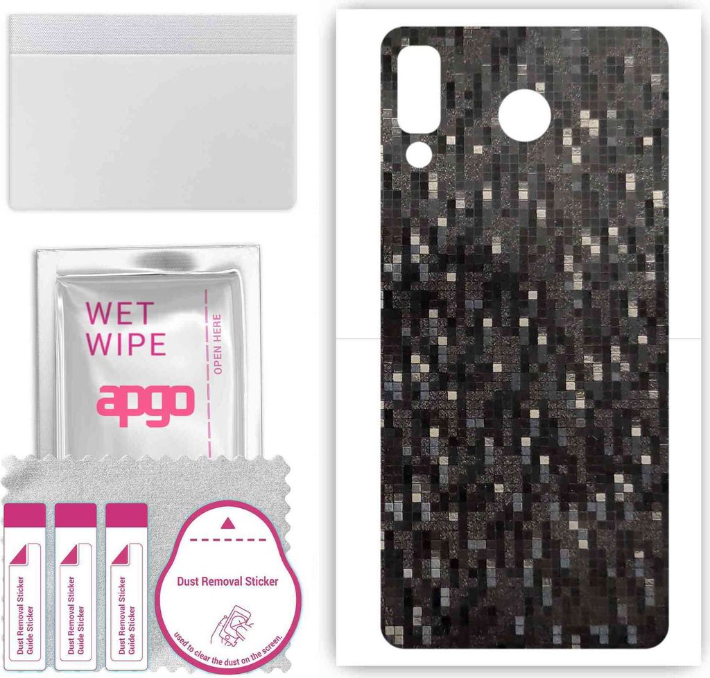 apgo Rückseite Schutzfolie, Skin, kompatibel mit Samsung Galaxy A8 Star (A9 Star), Hinten Displayschutzfolie aus Vinylfolie, kratzfest, einfache M...