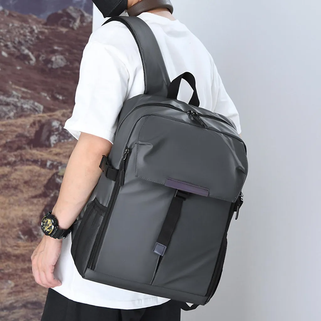 Sac de basket imperméable noir avec compartiment ballon et chaussures