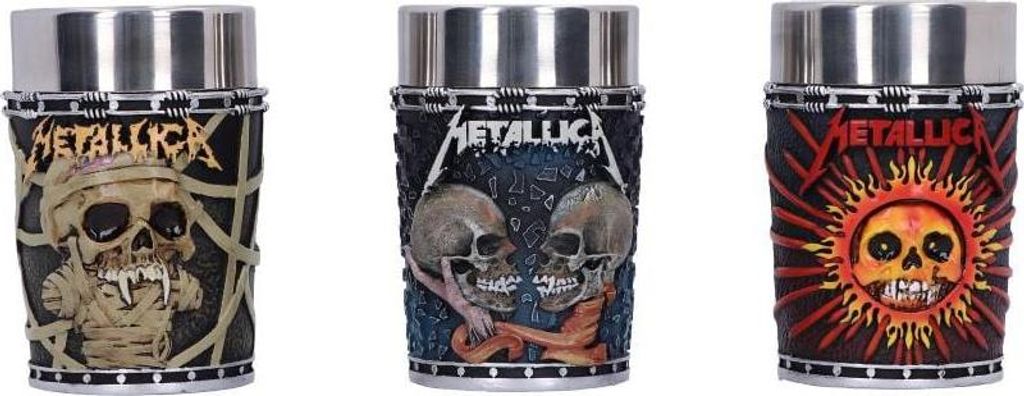 Metallica Schnapsgläser Pushead Art 3er-Pack