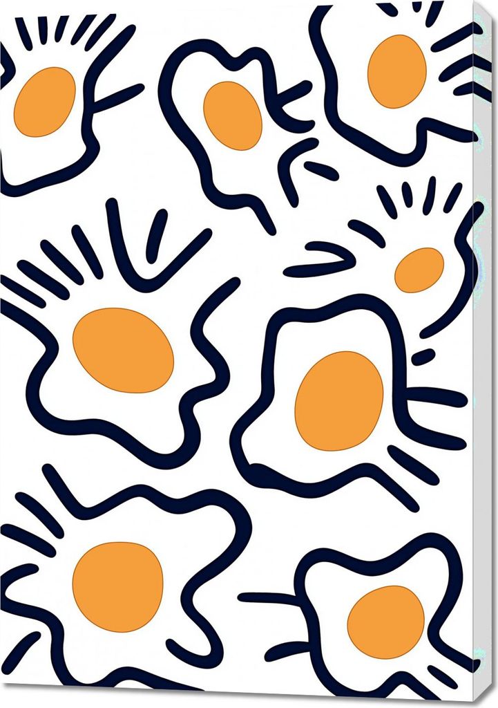 Bild 70x100cm Eier Minimalistisch, Innenraum Skandinavischer Stil, Boho