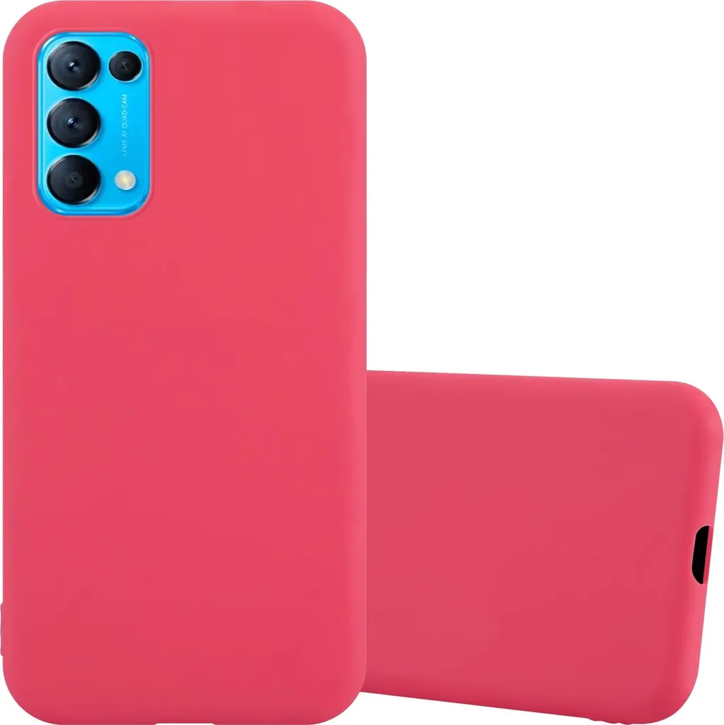 Coque Oppo Find X3 Lite en PU-TPU Cuir Véritable Fentes Cartes