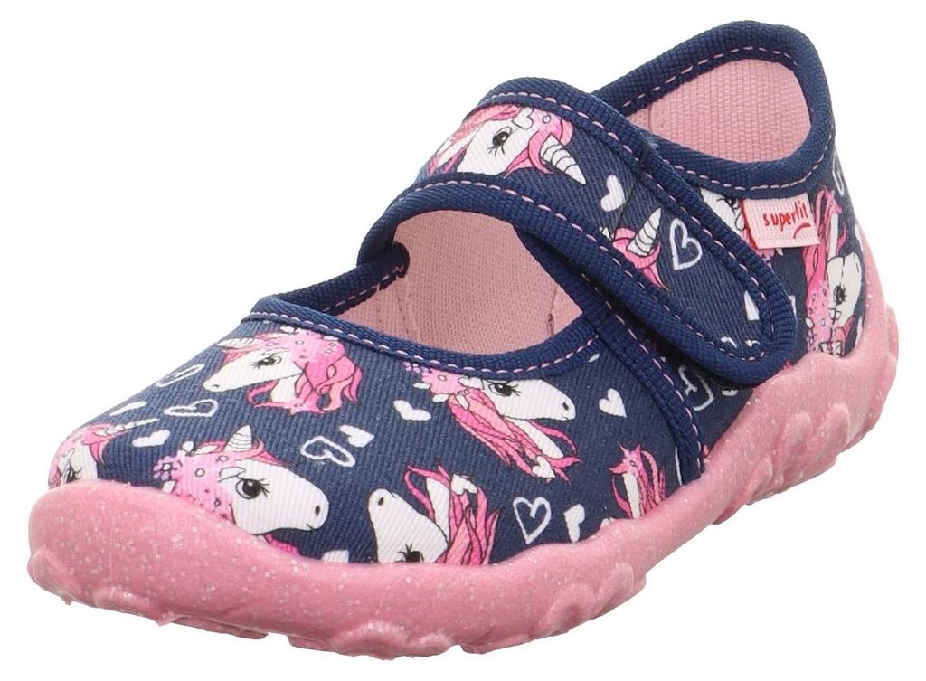 Superfit Mädchen Bonny Hausschuhe, Dunkelblau 8090, 27 EU Produktbild 