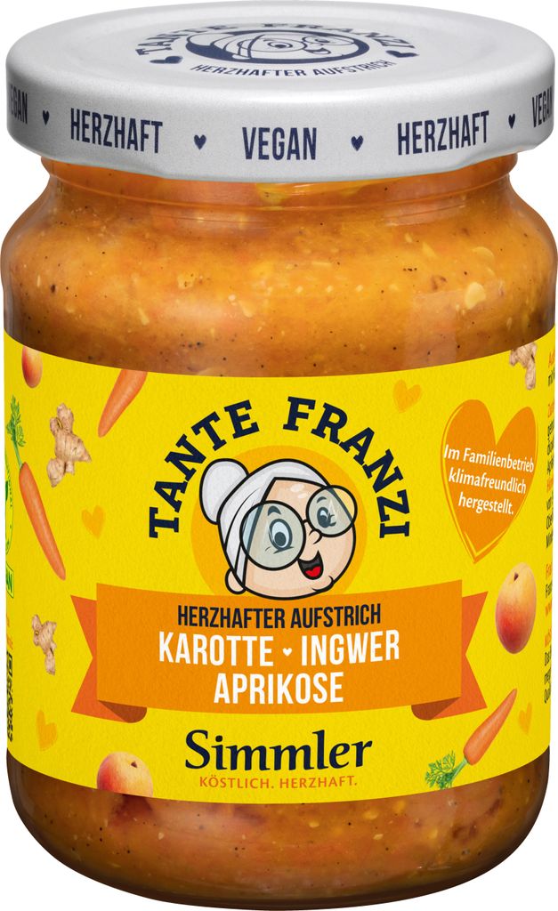 Tante Franzi Karotte Ingwer Aprikose 180g Produktbild 