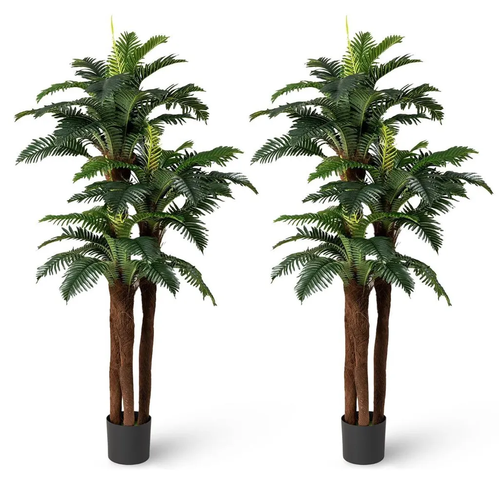 Palmier Artificiel pour Déco Intérieure : 191 cm, Feuilles Orientables