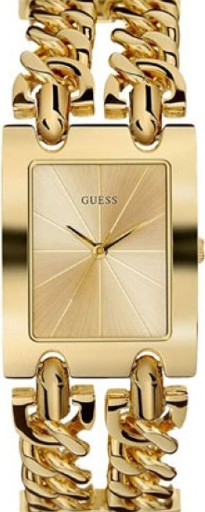 Guess Damen Uhr Armbanduhr MOD HEAVY METAL W1117L2 Edelstahl gold