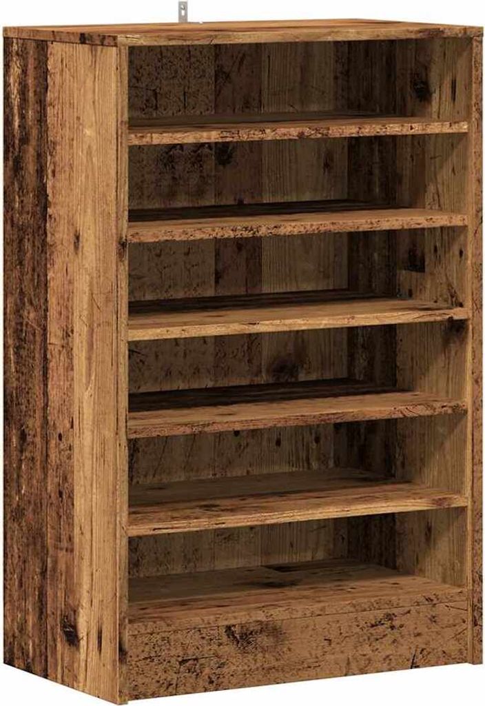 Schuhschrank Altholz-Optik 60x35x92 cm Holzwerkstoff