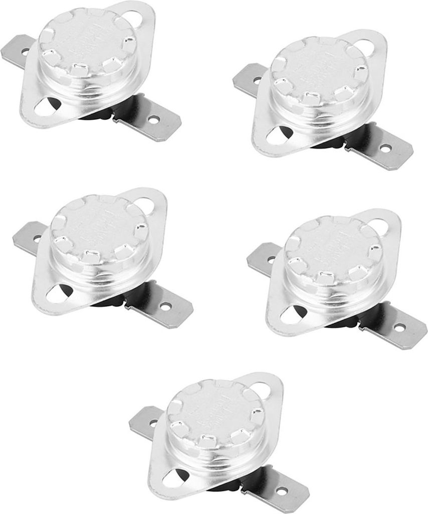 5 Stück Thermostatschalter KSD301 Thermostat 250V 15A Normal geschlossener Temperaturregler