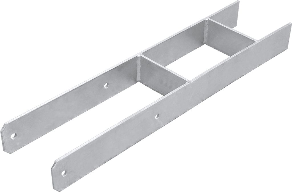 Lospitch 6x Pfostenanker  H-Anker Pfostenträger Produktbild 