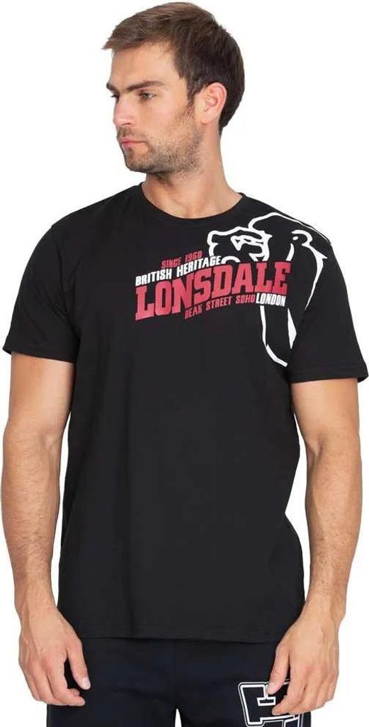 Maglietta uomo regular fit WALKLEY Nero 4XL Lonsdale Immagine del prodotto 