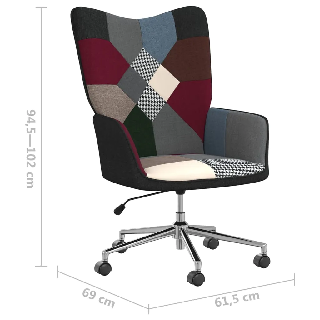 Fauteuil Relax Ergonomique Patchwork pour Soulager le Mal de Dos - 7