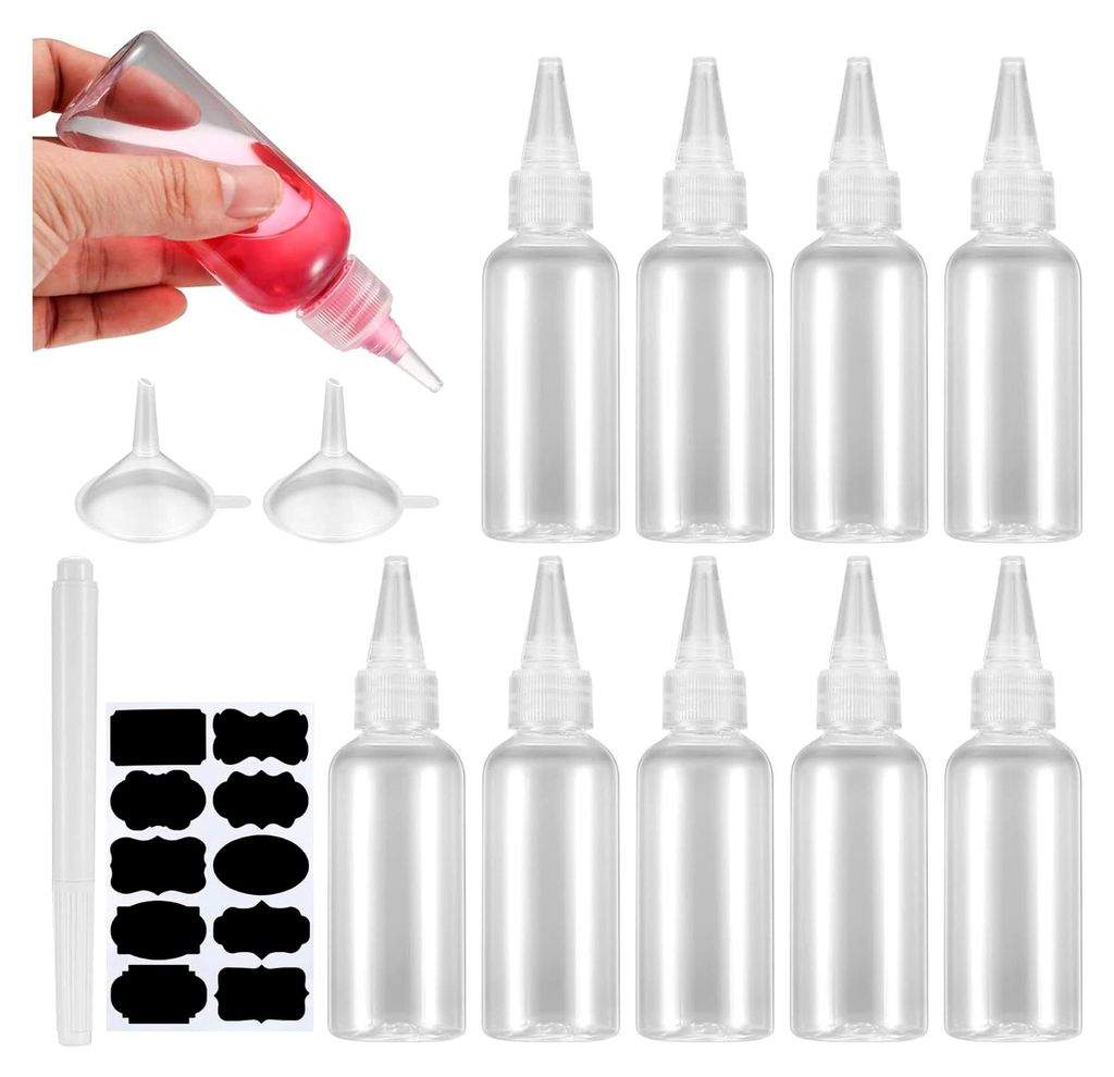 10 Stück Quetschflaschen aus Kunststoff (5 Stück 100 ml, 5 Produktbild 