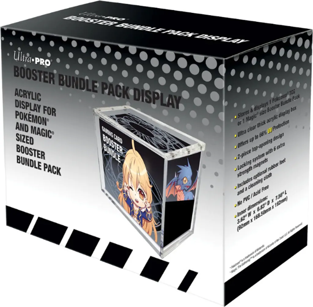 Boitier Acrylique Ultra Pro pour Pokémon Booster Bundle Pack - Protection