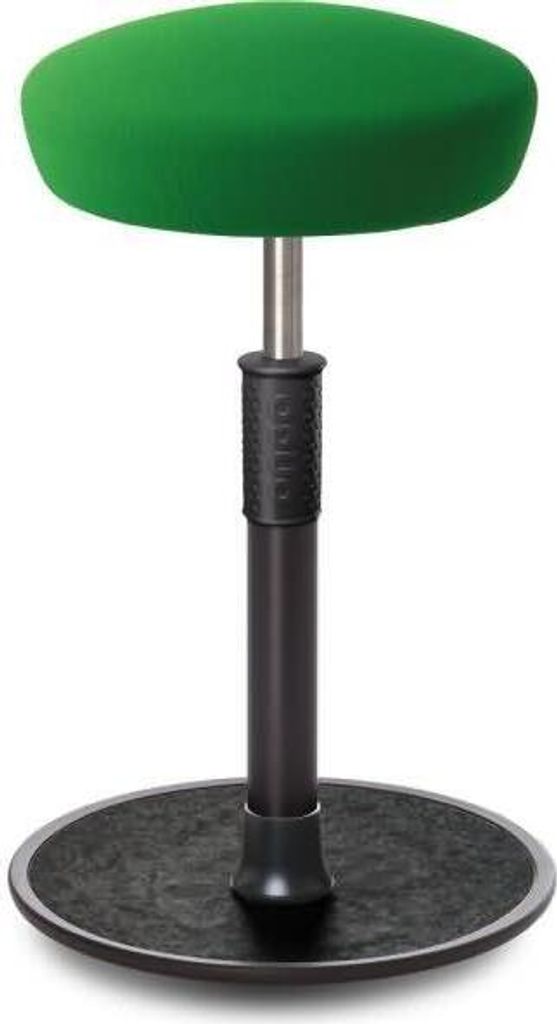 Sitz- Stehhocker Free Tall Hutsitz Gestrick Grün schwarz /schwarz.