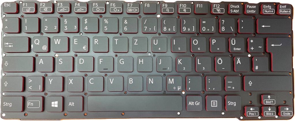 DEUTSCHE Tastatur Ohne Rahmen Kompatibel für Sony Vaio SVE14, SVE-14, SVE14A, 9Z.N6BBF.Q0G