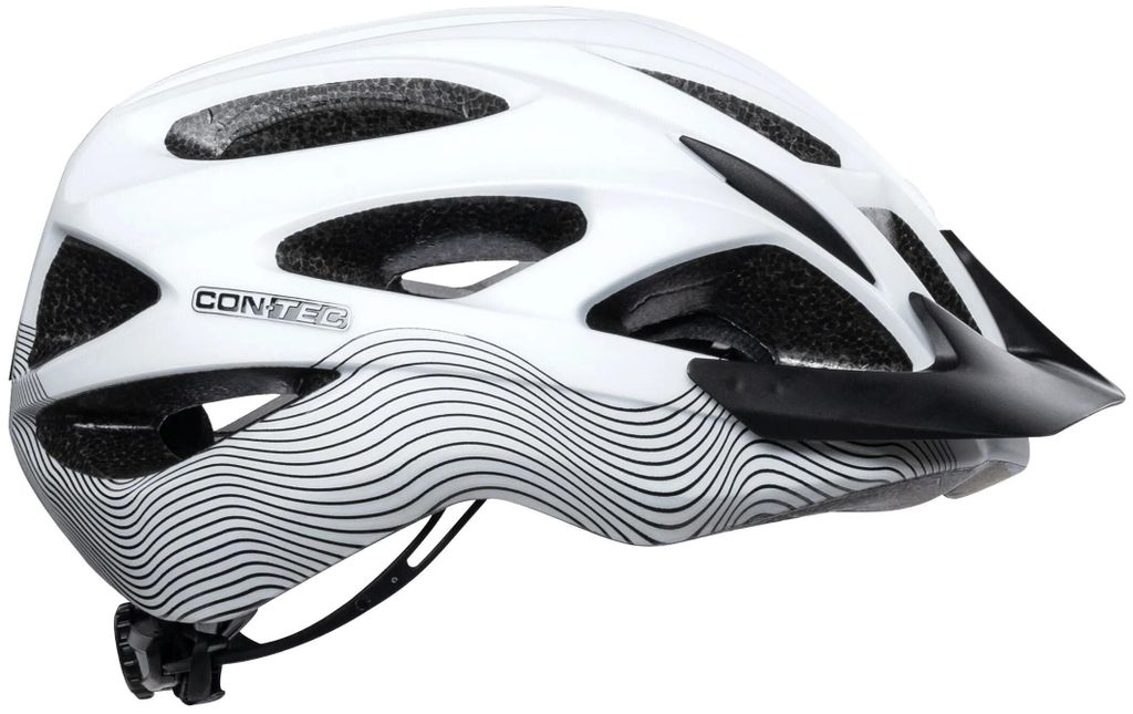 Contec Helm Laska CT Helme Laska Gr. s m mattweiß schwarz