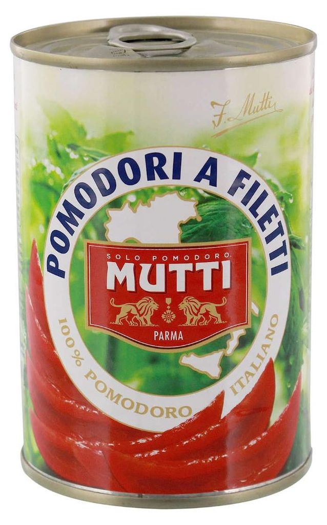 Mutti Parma Filetti di Pomodoro geschälte Tomatenviertel Zdjęcie produktu 