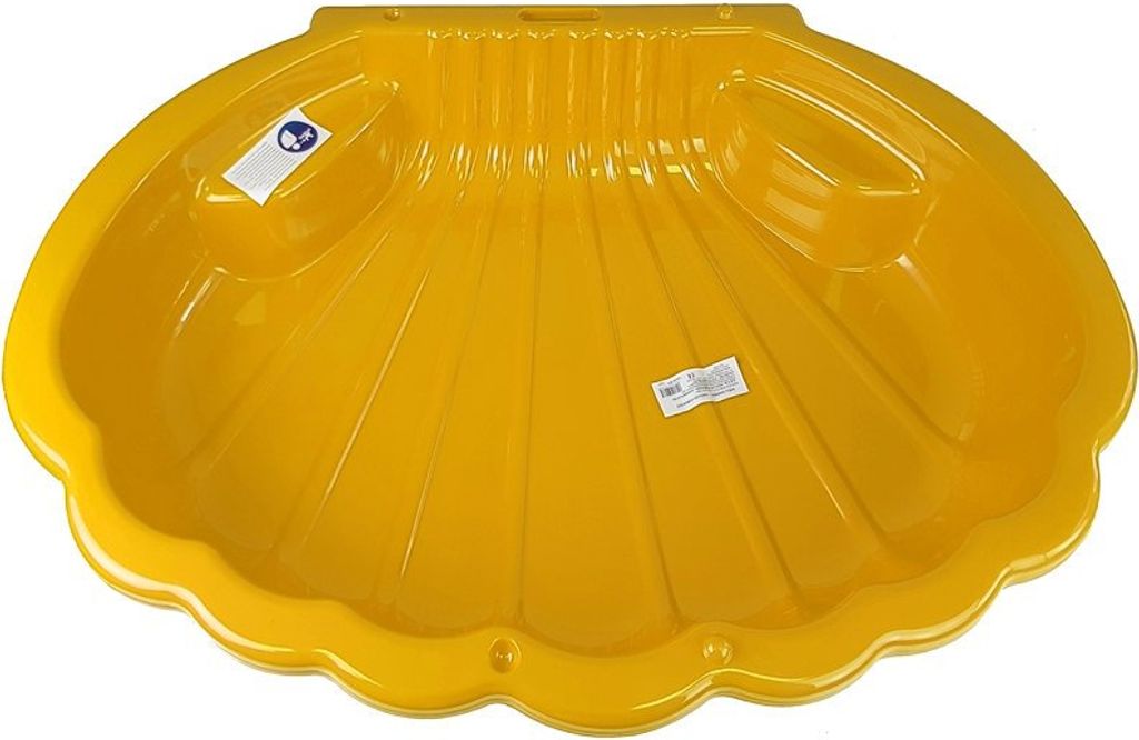 Sandkasten Planschpool Muschel Gelb 2075 Produktbild 
