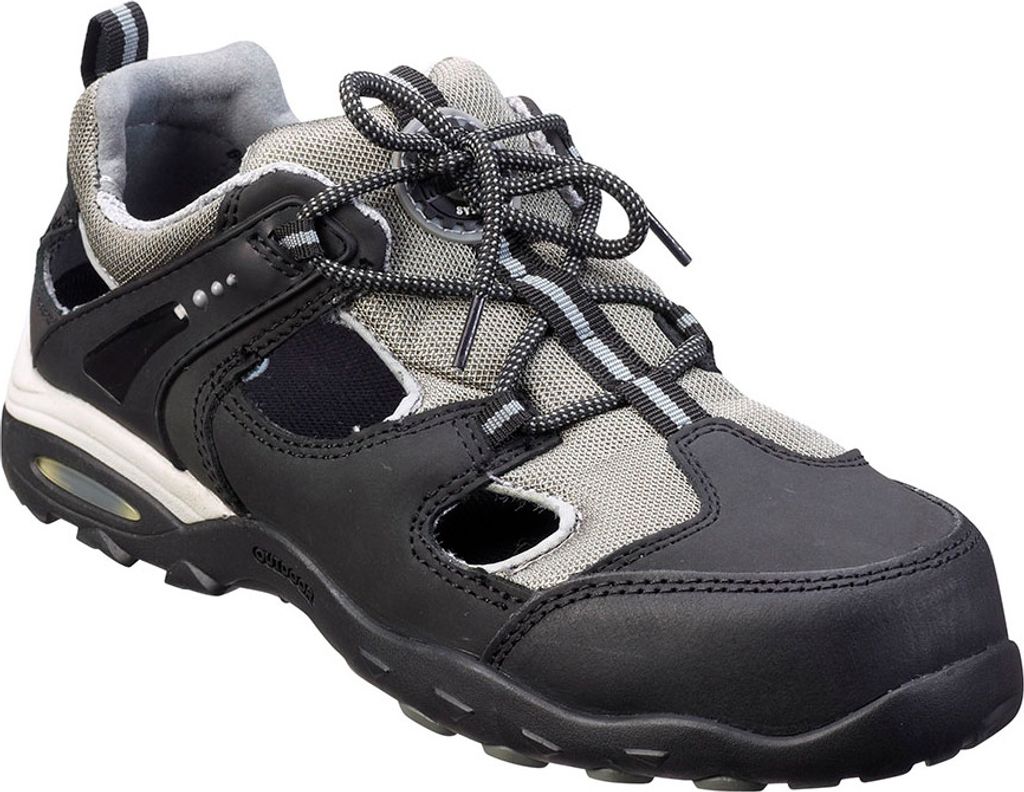 Blakläder Sicherheitssandale 2428 3907 in schwarz melange/grau, Größe:40