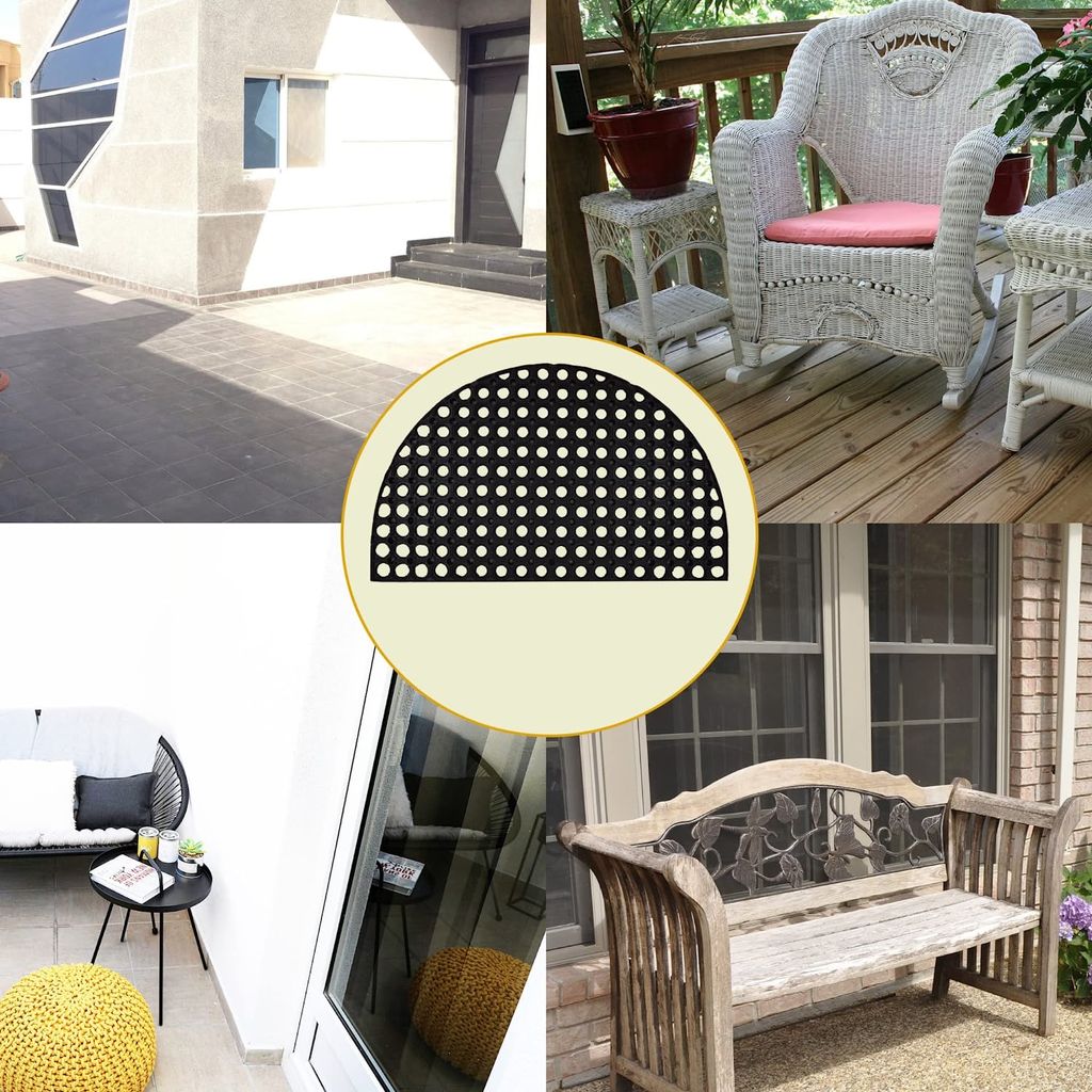 Color G Fußmatten Außen, Fußmatte Outdoor Schmutzfangmatte für Fussmatten  Haustür, rutschfeste Fußmatte Outdoor Eingangsteppich, Türmatte Außen für
