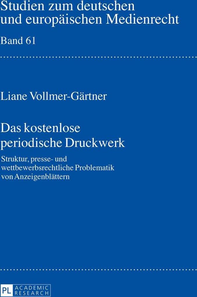 Das e periodische Druckwerk