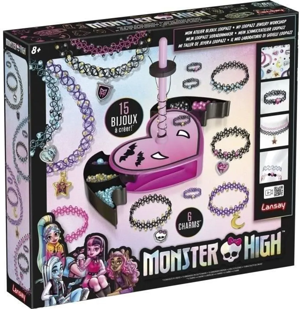 Coffret Bracelets Monster High - Jeu Créatif sans Écran pour Filles