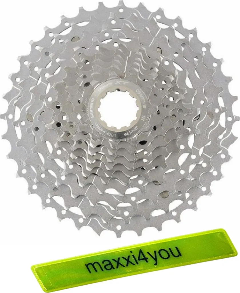 Cassette Shimano Deore CS-M4100 10V 11-46T avec bande maxxi4you