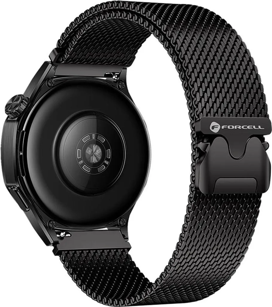 FORCELL F-DESIGN FS10 cinturino in acciaio senza lacci per SAMSUNG Watch 22 mm nero