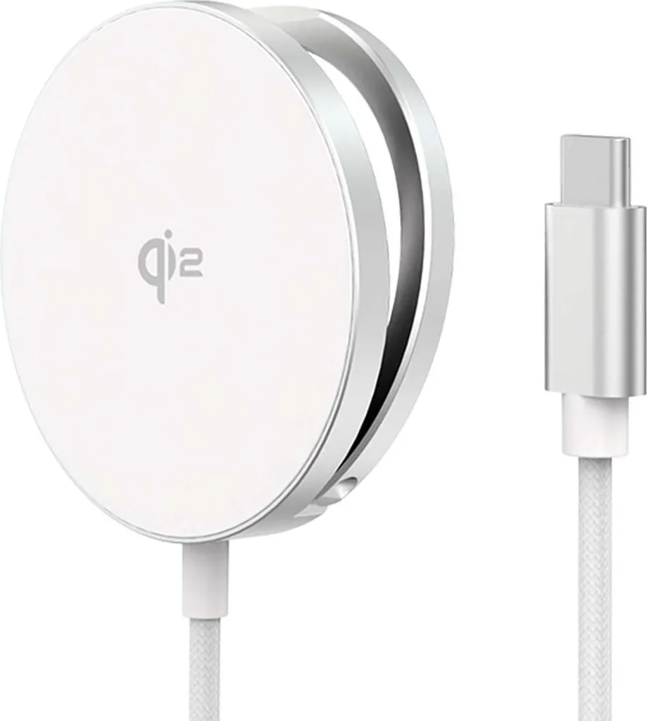 Support de Charge Qi2 15W pour iPhone et Android avec Sortie USB-C 20W