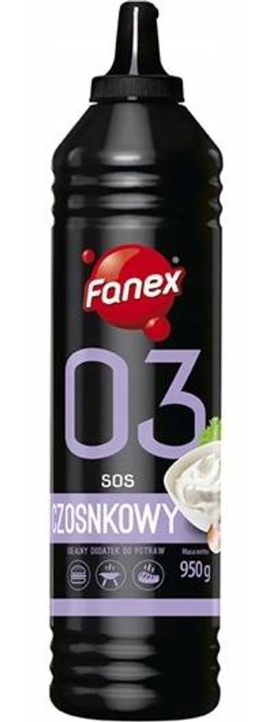 Sos Czosnkowy Fanex 950 g Zdjęcie produktu 