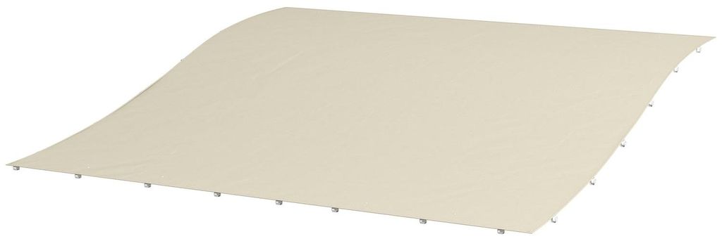 Ersatzdach Für Pergola 297X243Cm Sonnensegel Für Terrassenüberdachung, Uv-Schutz, Für 3X2,5M Pavillon, Beige