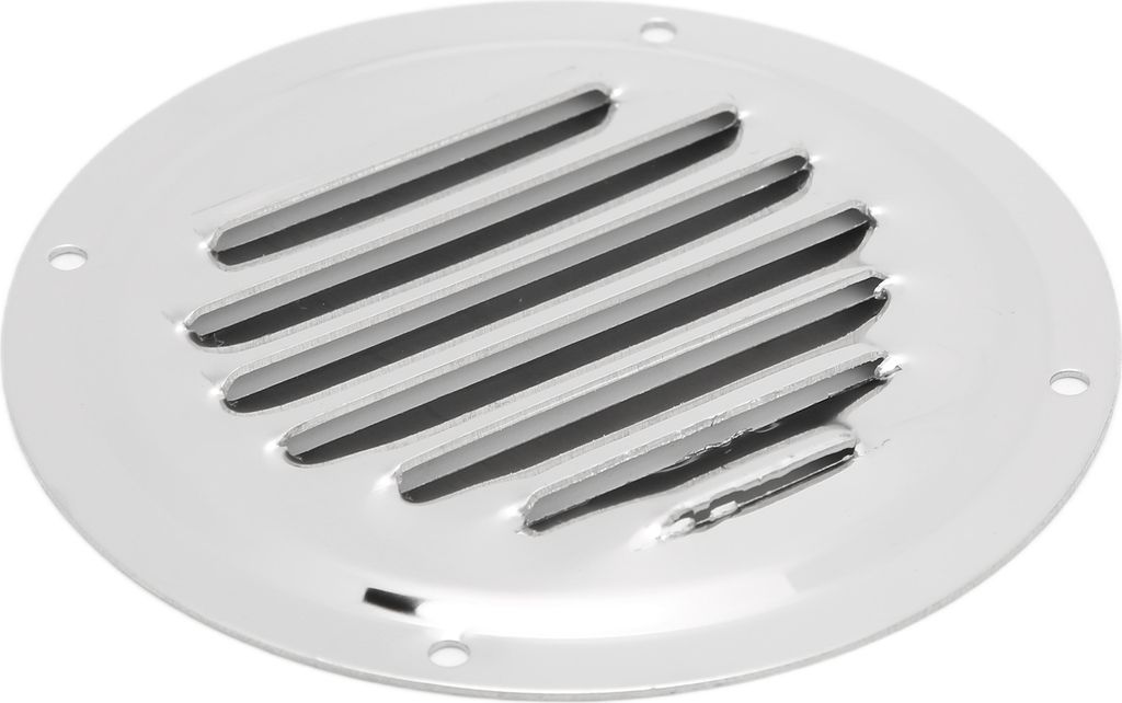 Lüftungsschlitze Edelstahl Runde Louver Wand Lüftungsauslass für Yacht Wohnwagen Haus Küche Vents (5in (12MM) )