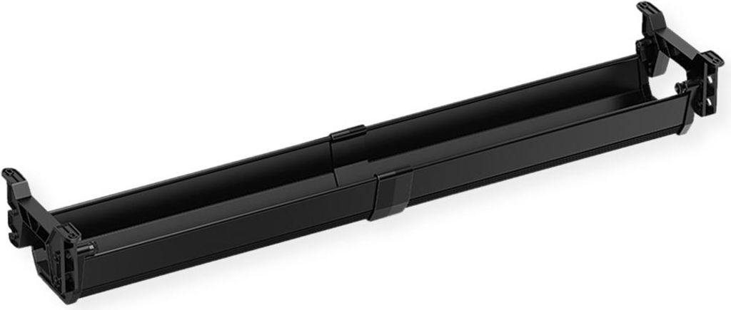 ROLINE Easy2Open Kabelkanal, Untertischmontage, schwarz, 85,8 cm