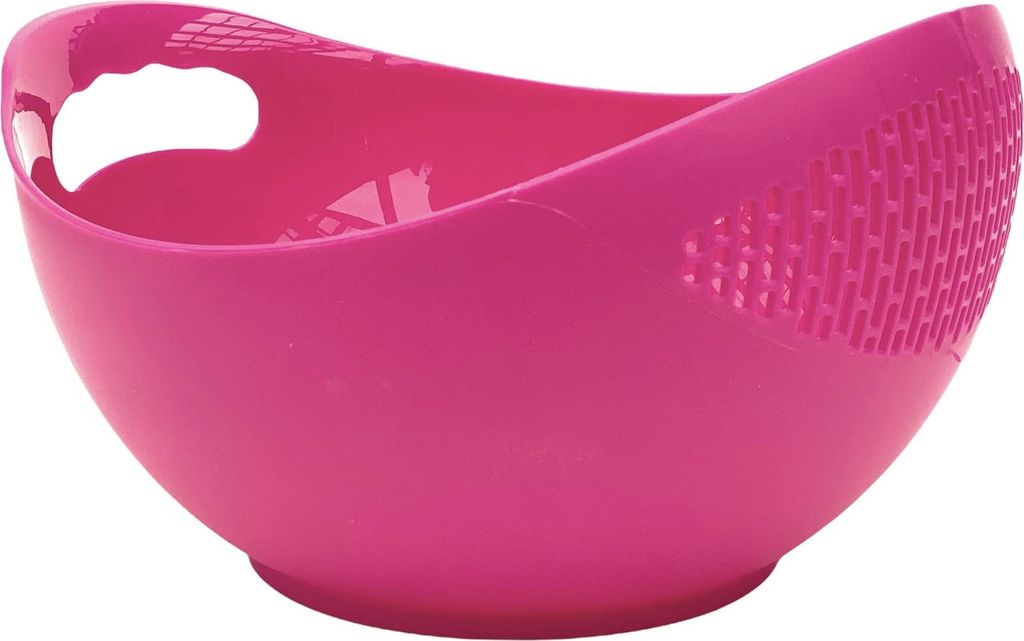 Schüssel mit Sieb Kunststoff 521 Pink Nudelsieb Küchensieb Waschschüssel Abtropfsieb Salatschüssel Spülmaschinenfest