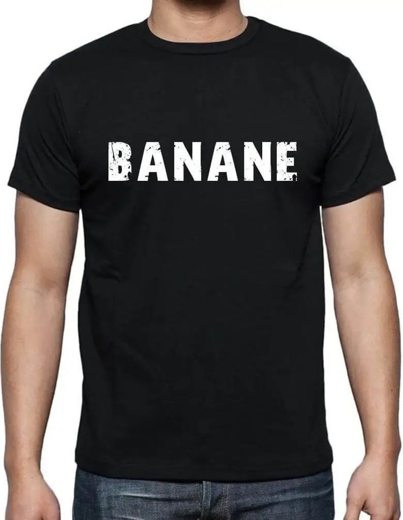 Herren Grafik T-Shirt Banane Öko-Verantwortlich Vintage Jahrgang Kurzarm Lustige Druck Geburtstag Geschenk Mann