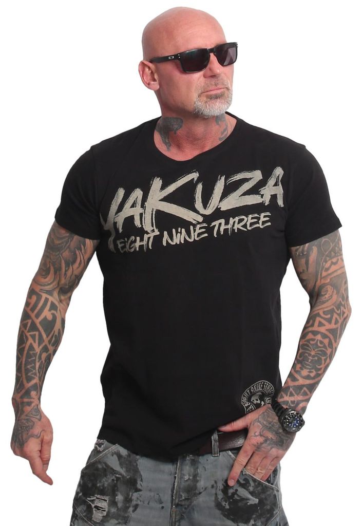 Yakuza Herren Worse Regular T-Shirt, Schwarz, 6XL