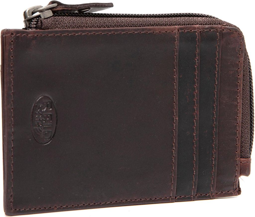 The Chesterfield Brand Leder Kartenetui Livenza Card Holder Brown dunkelbraun