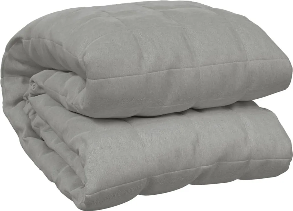 Coperta Pesata 7 kg 152x203 cm Grigia - Sonno Profondo Antistress