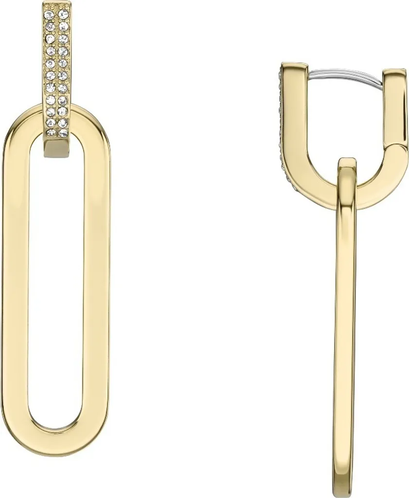 Orecchini Donna Fossil Heritage D-Link Glitz - Eleganza in Acciaio