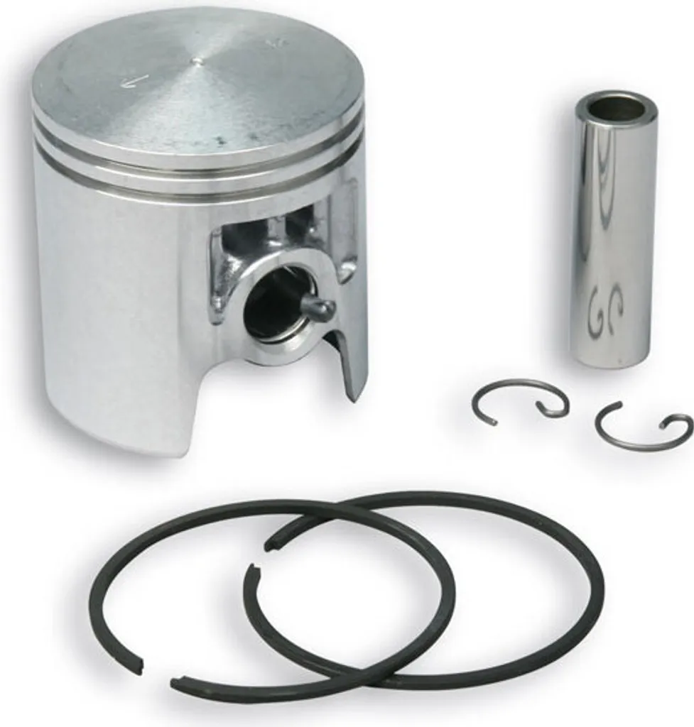 Piston Malossi bi-segment D 47,2 mm axe 12 mm haute compression moteur 2T