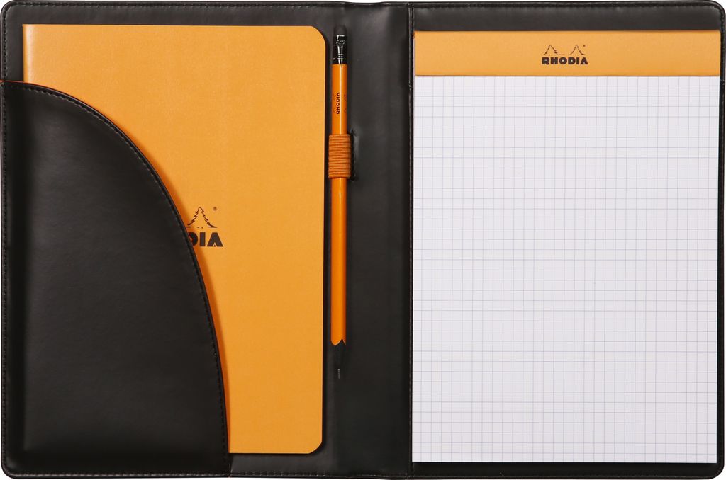 Rhodia Etui f.Block/Buch A5 N°16 sw